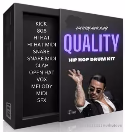 Harry Aar Kay Quality Drum Kit [WAV, MiDi, DAW Templates]