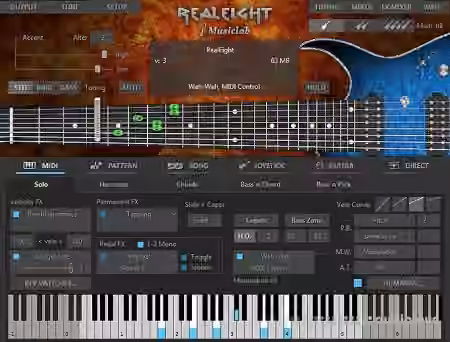 MusicLab RealEight v4.0.0.7254 / v4.0.2.7433 [WiN, MacOSX]
